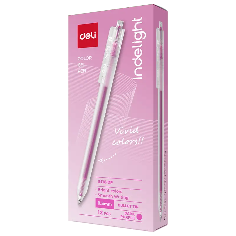 Deli-EG118-DP Color Gel Pen