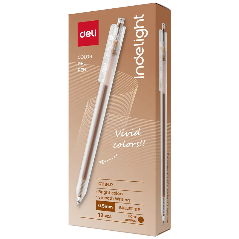 Deli-EG118-LR Color Gel Pen