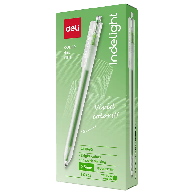 Deli-EG118-YG Color Gel Pen