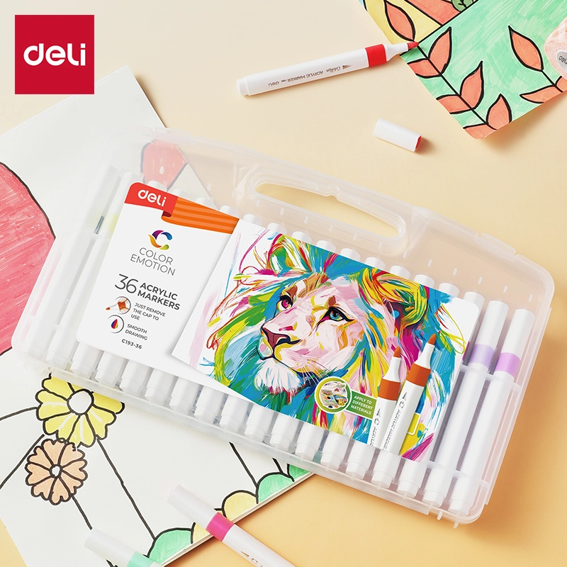 Deli-EC193-36 Acrylic Marker