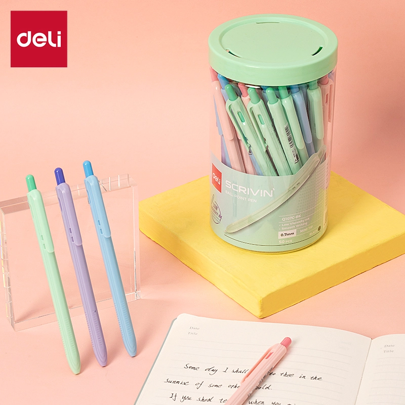 Deli-EQ107C-BK Ballpoint Pen