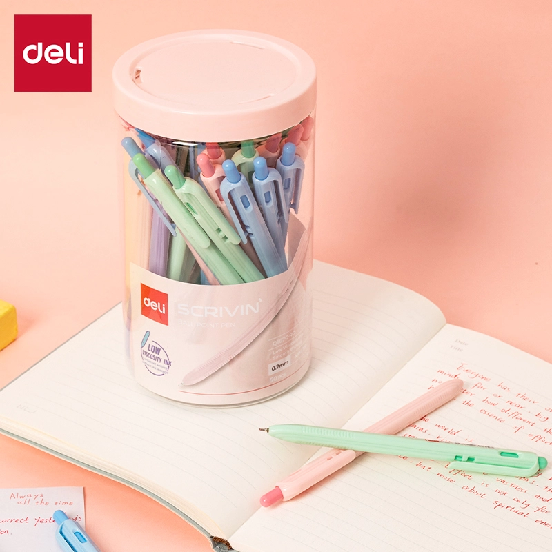 Deli-EQ107C-RD Ballpoint Pen